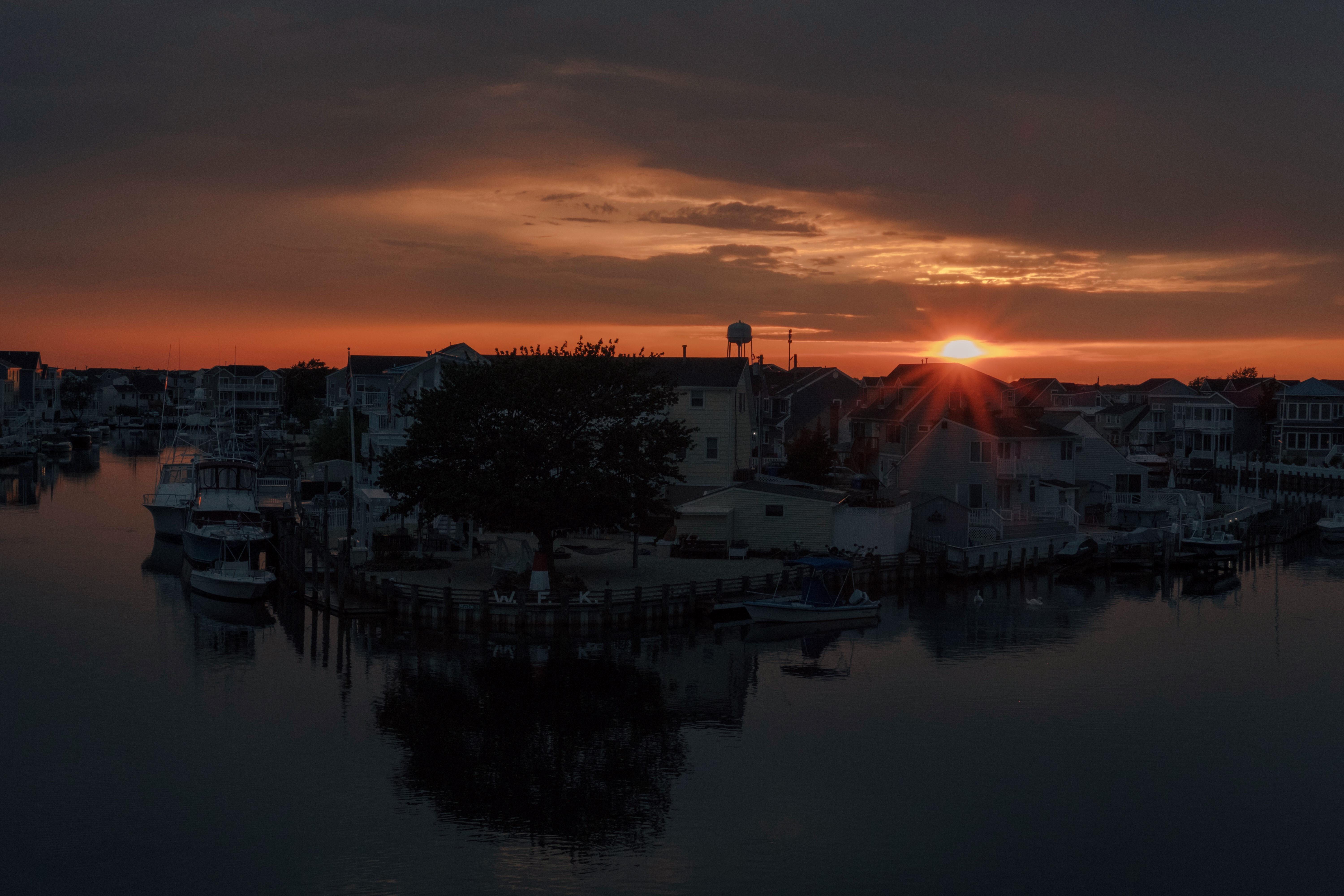 Sunset in Manahawkin, NJ.