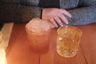 Two cocktails side-by-side.