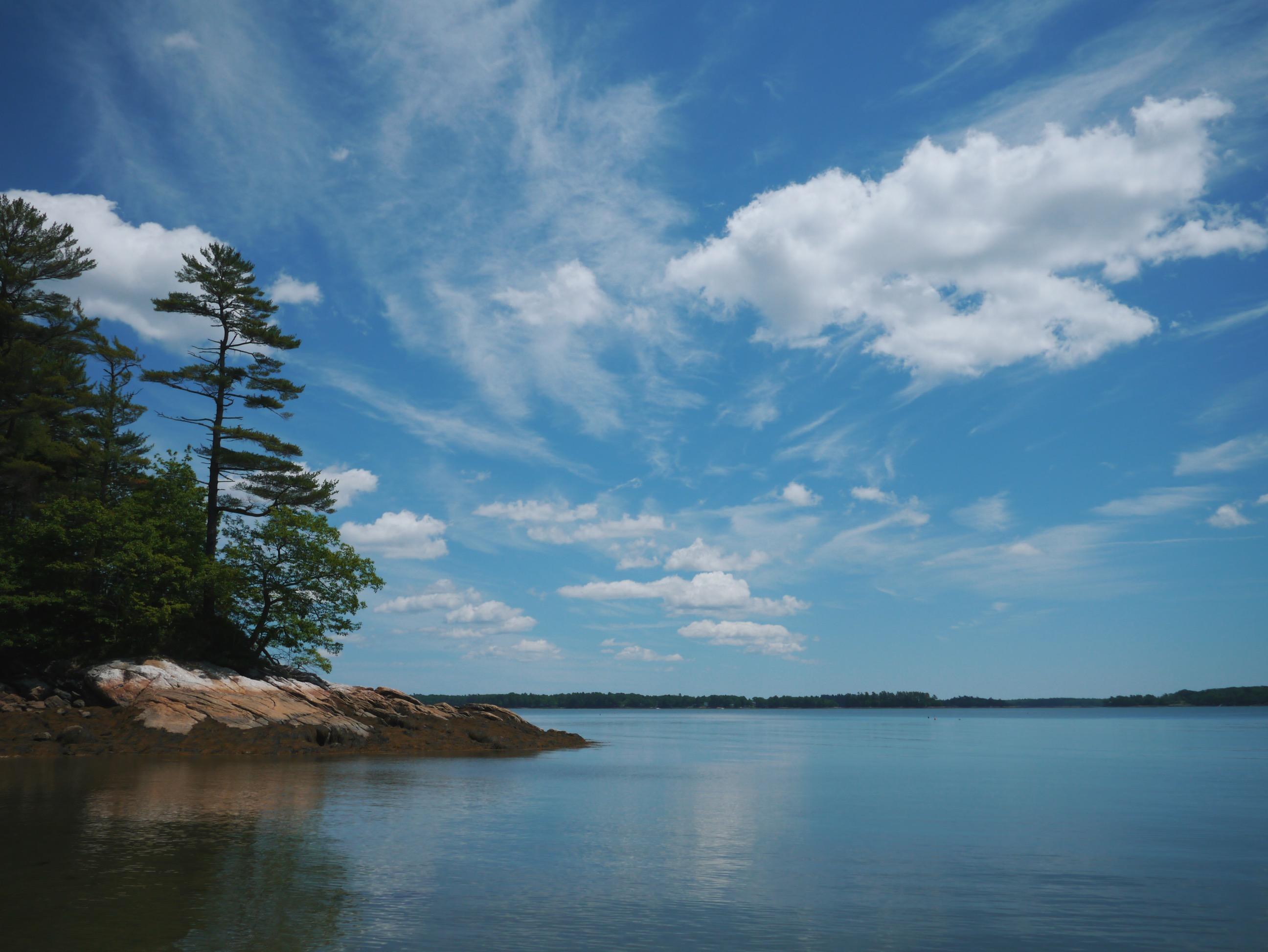 Osprey Island viewed from the dock