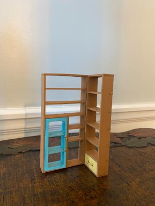 A miniature bookshelf.