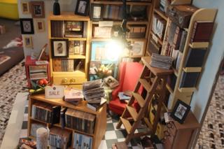 A fully-assembled miniature study.