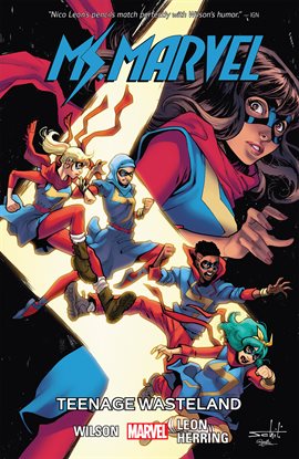 Cover for Ms. Marvel Vol. 9: Teenage Wasteland